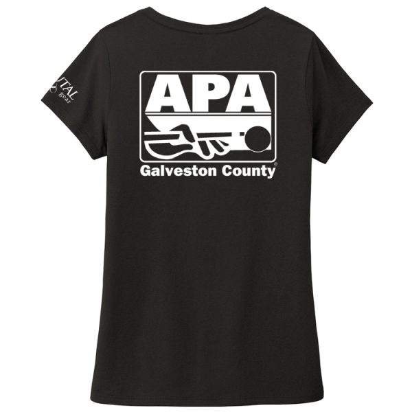 GCAPA5 Galveston County APA back logo tee