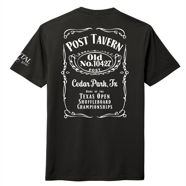PLLT2401 Post Label Logo Unisex Triblend Tee