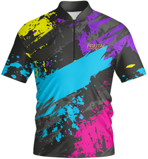 BJ2404 Brutal Logo Splatter Paint Jersey