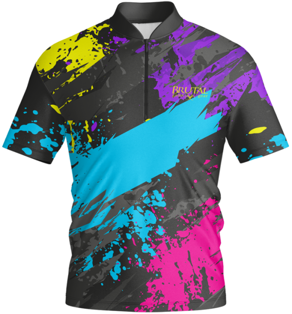 BJ2404 Brutal Logo Splatter Paint Jersey