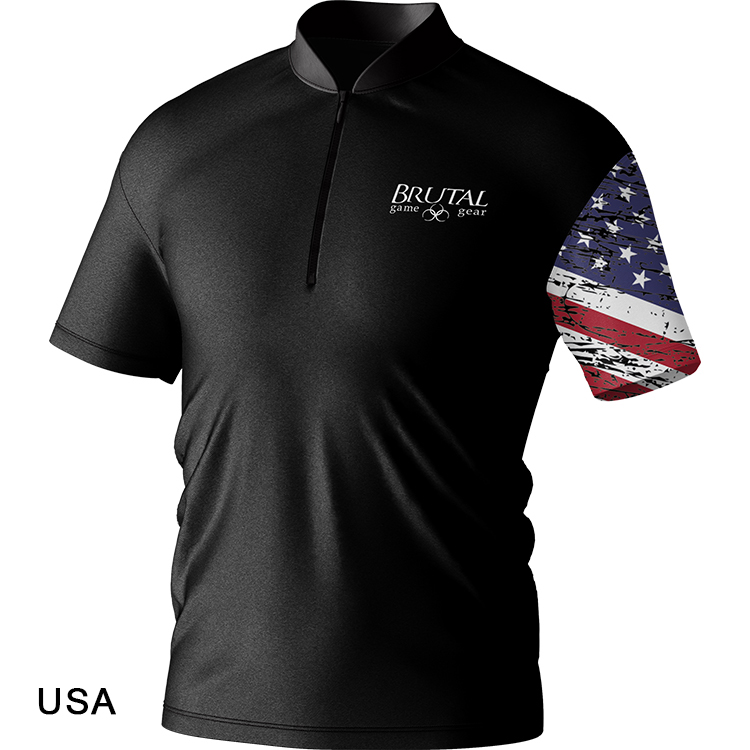 BJ2409 Brutal Flag Sleeve Jersey