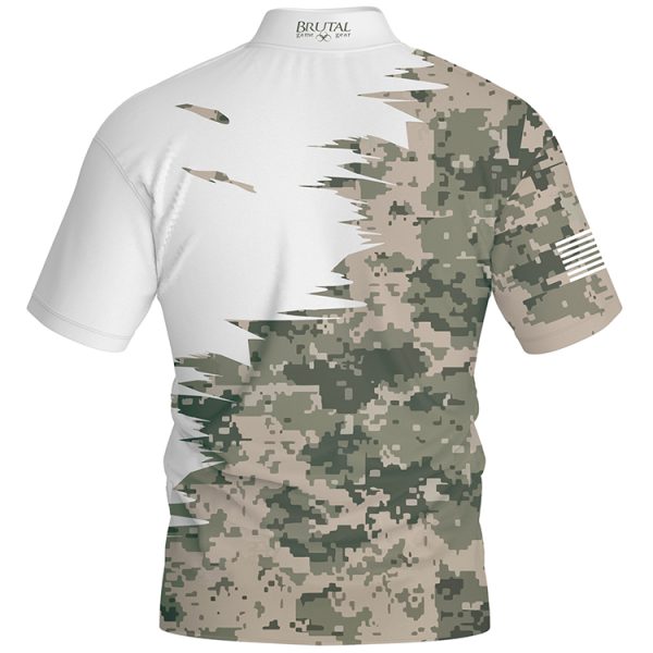 BJ2412 Brutal Logo Digital Camo Jersey