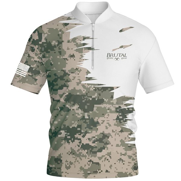 BJ2412 Brutal Logo Digital Camo Jersey