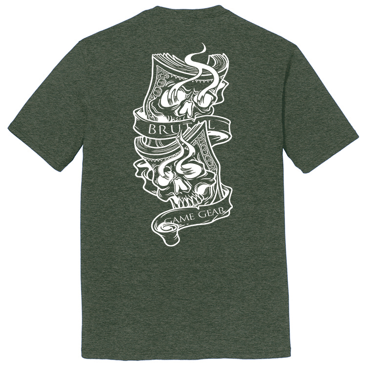 BM2025A Brutal Logo Brutal Money Tee