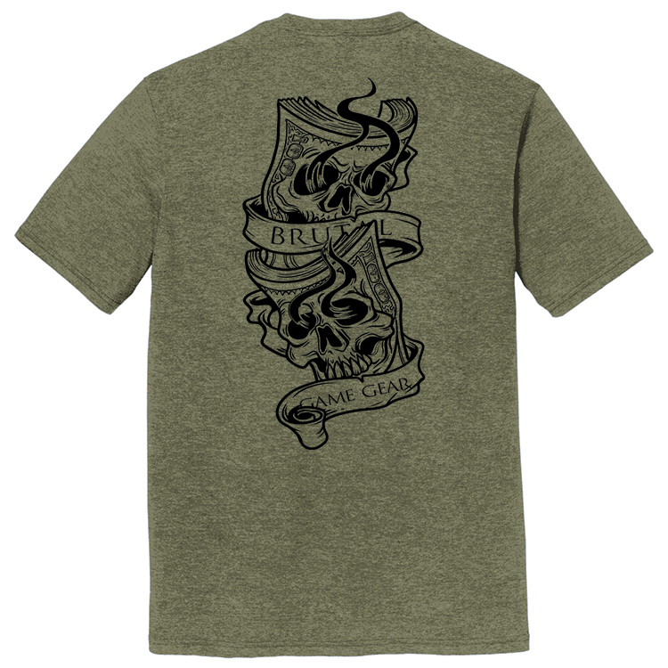 BM2025A Brutal Logo Brutal Money Tee
