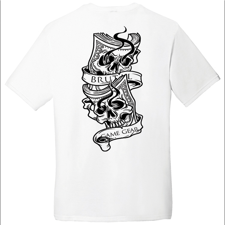 BM2025A Brutal Logo Brutal Money Tee