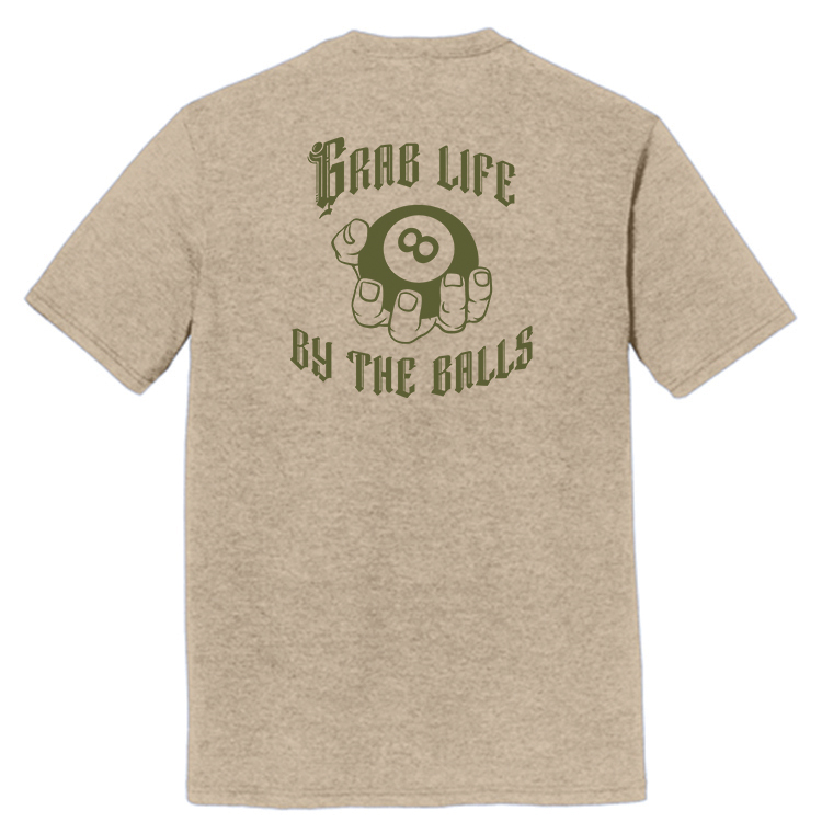 GL2025A Brutal Logo Grab Life Tee
