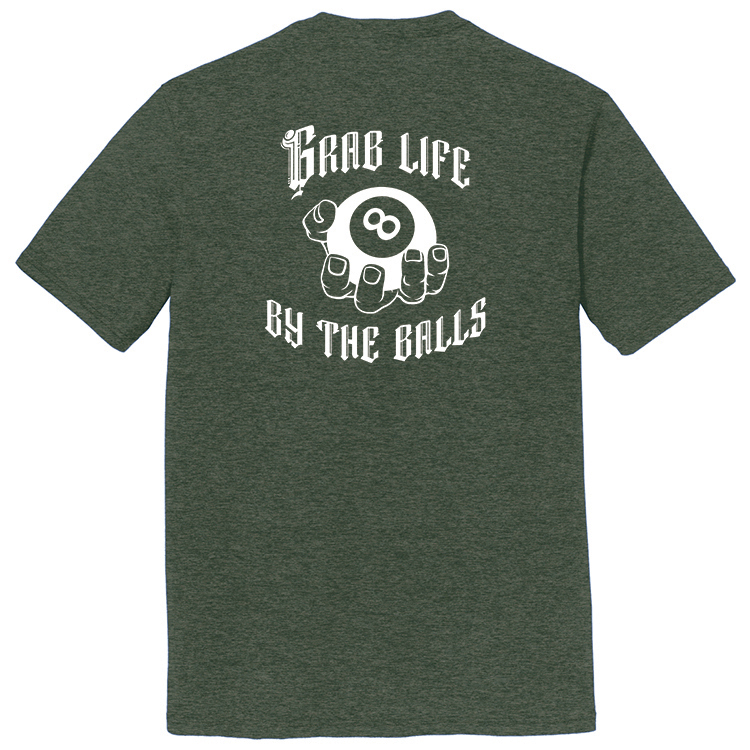 GL2025A Brutal Logo Grab Life Tee