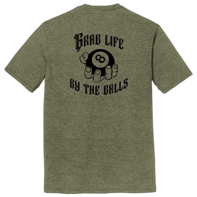 GL2025A Brutal Logo Grab Life Tee
