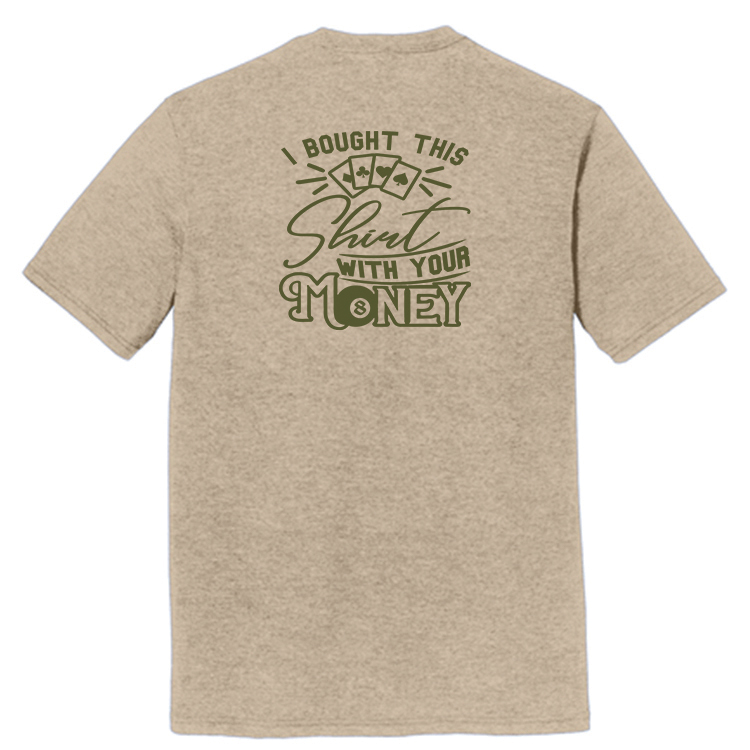 YM2025A Brutal Logo Your Money Tee