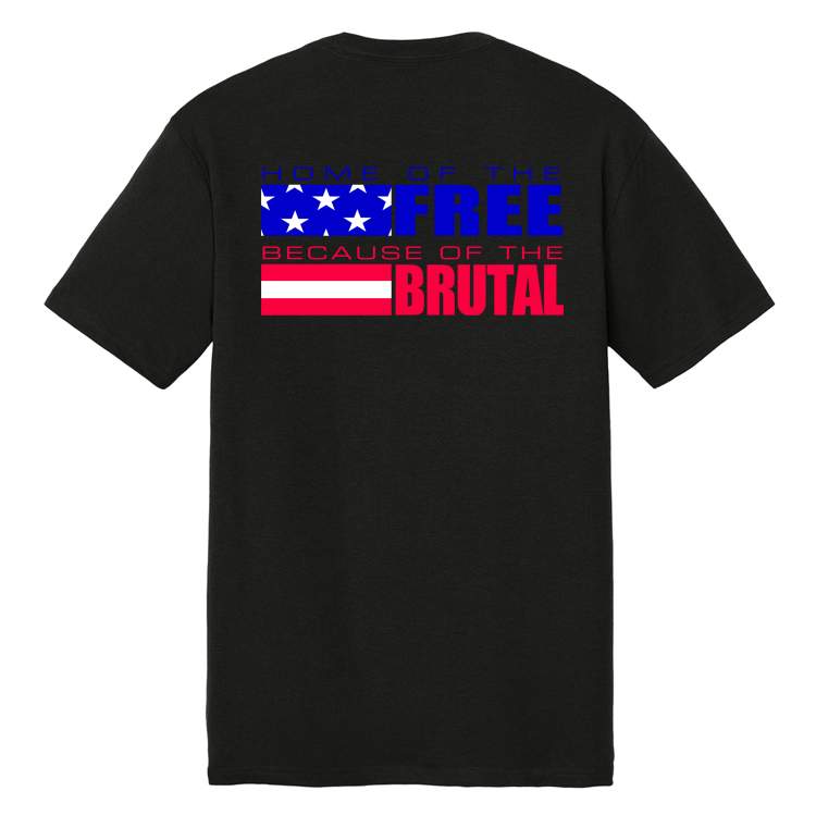 FB2025A Brutal Logo Free Brutal Tee