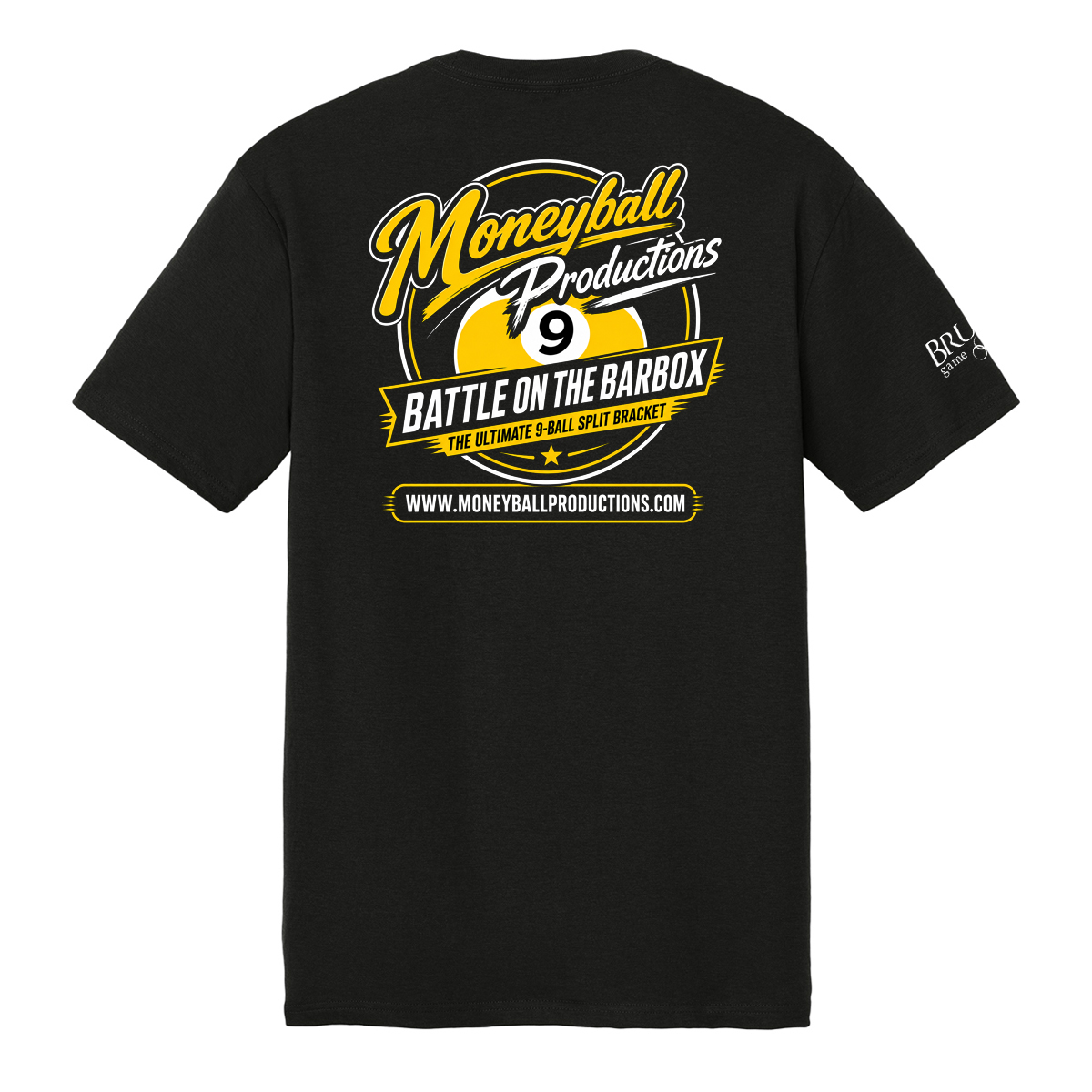 Moneyball Tee blk MBPT25A Moneyball Productions Tee 2026A