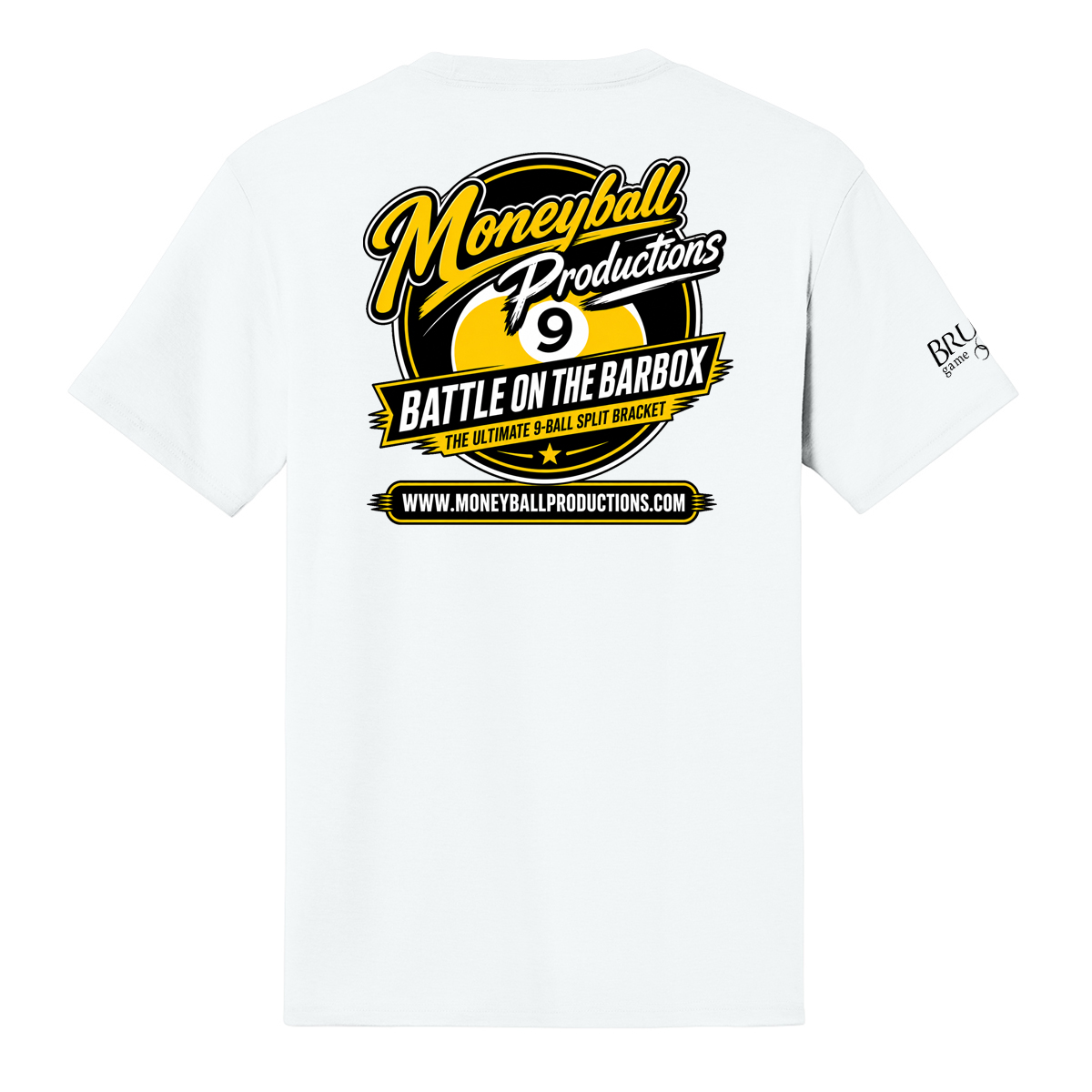 Moneyball Tee wht MBPT25A Moneyball Productions Tee 2026A