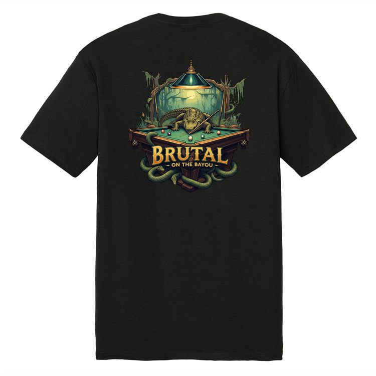 BB2025A Brutal Logo Brutal Bayou Tee