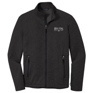F905 Brutal Logo Mens Striated Fleece Jacket