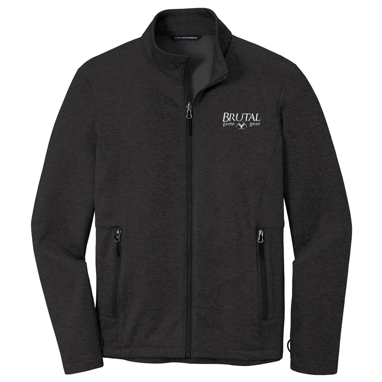F905 Brutal Logo Mens Striated Fleece Jacket