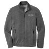 F905 Brutal Logo Mens Striated Fleece Jacket