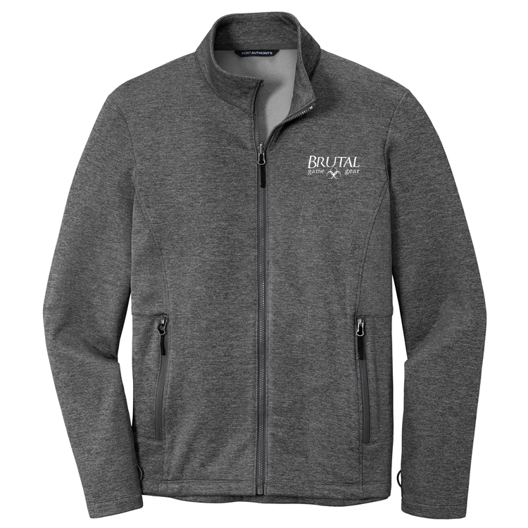 F905 Brutal Logo Mens Striated Fleece Jacket
