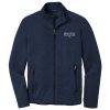 F905 Brutal Logo Mens Striated Fleece Jacket