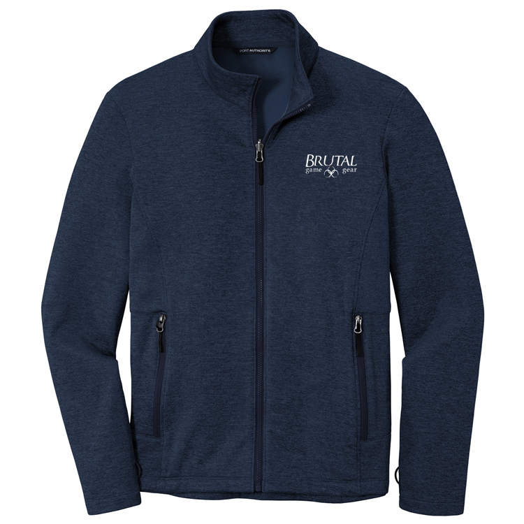 F905 Brutal Logo Mens Striated Fleece Jacket