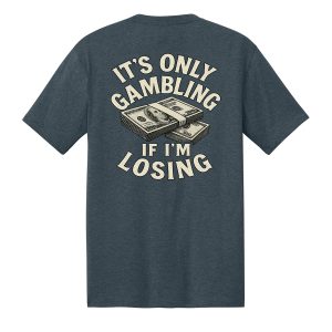 OG2026A Brutal Logo Only Gambling Tee