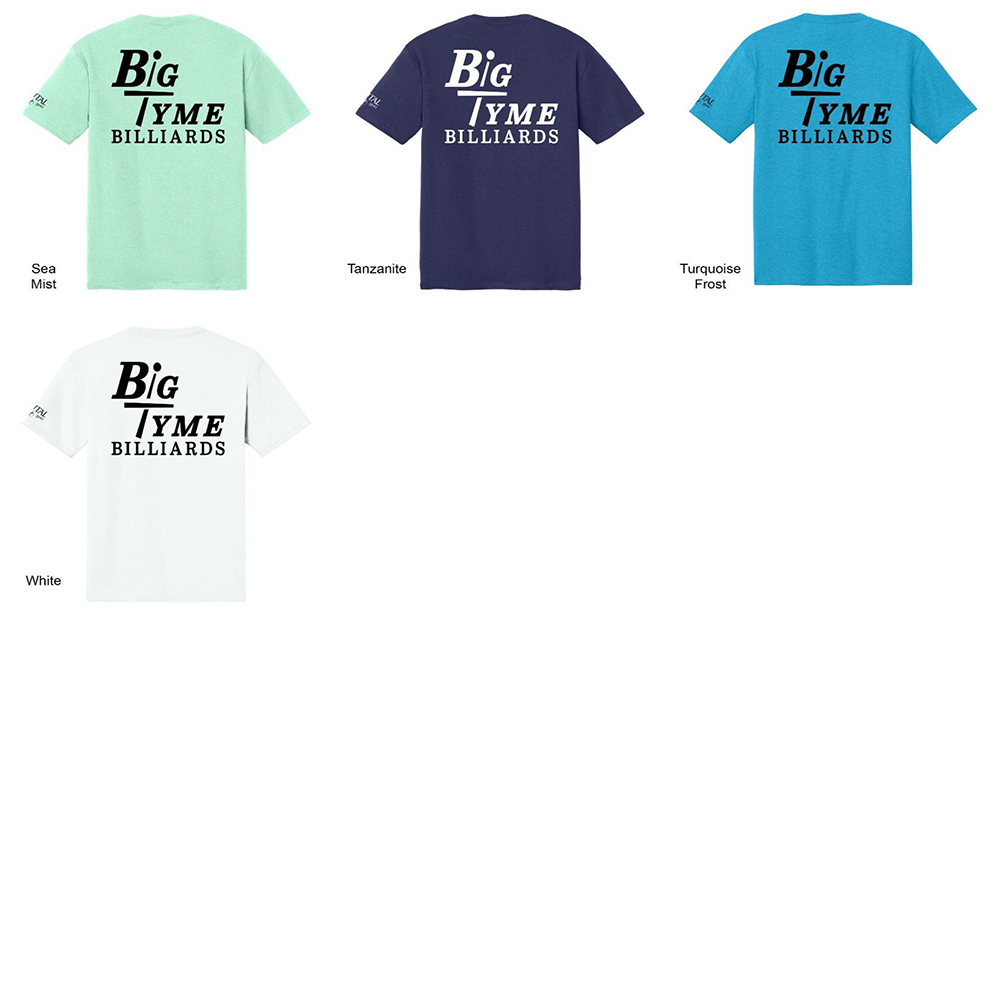 BTBT2026A Big Tyme Billiards Logo Tee