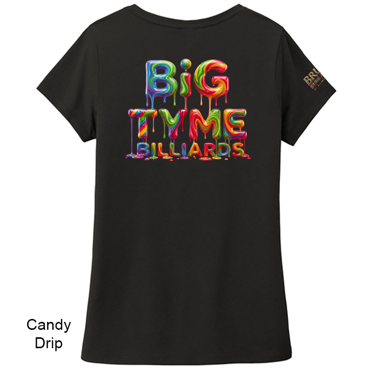 BTCD2026A Big Tyme Billiards Candy Drip Logo Tee