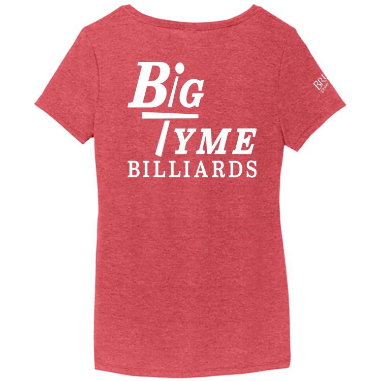 BTLT2026A Big Tyme Billiards Ladies Logo Tee