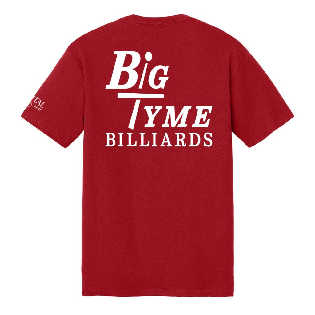 BTBT2026A Big Tyme Billiards Logo Tee