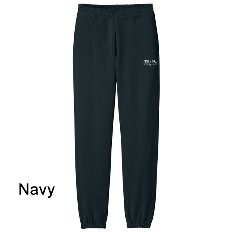 DT6162 Heavyweight Fleece Sweatpant navy DT6162 Brutal Logo Heavyweight Fleece Chunky Sweatpant
