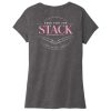 FS2026A For Stack ladies char hthr FS2026A Brutal Logo For Stack Tee