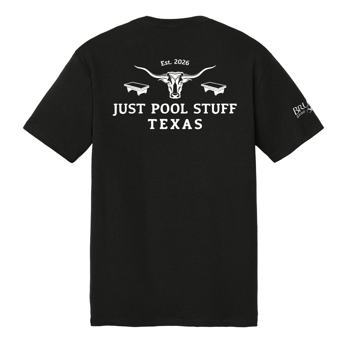 DM130JPST Just Pool Stuff Texas Logo Tee