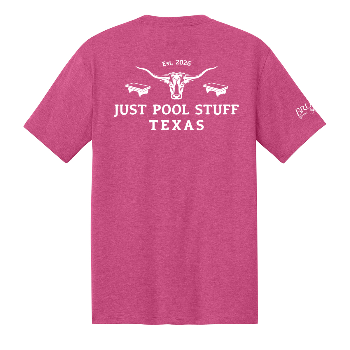 DM130JPST Just Pool Stuff Texas Logo Tee
