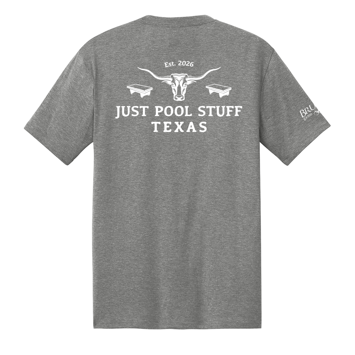 DM130JPST Just Pool Stuff Texas Logo Tee
