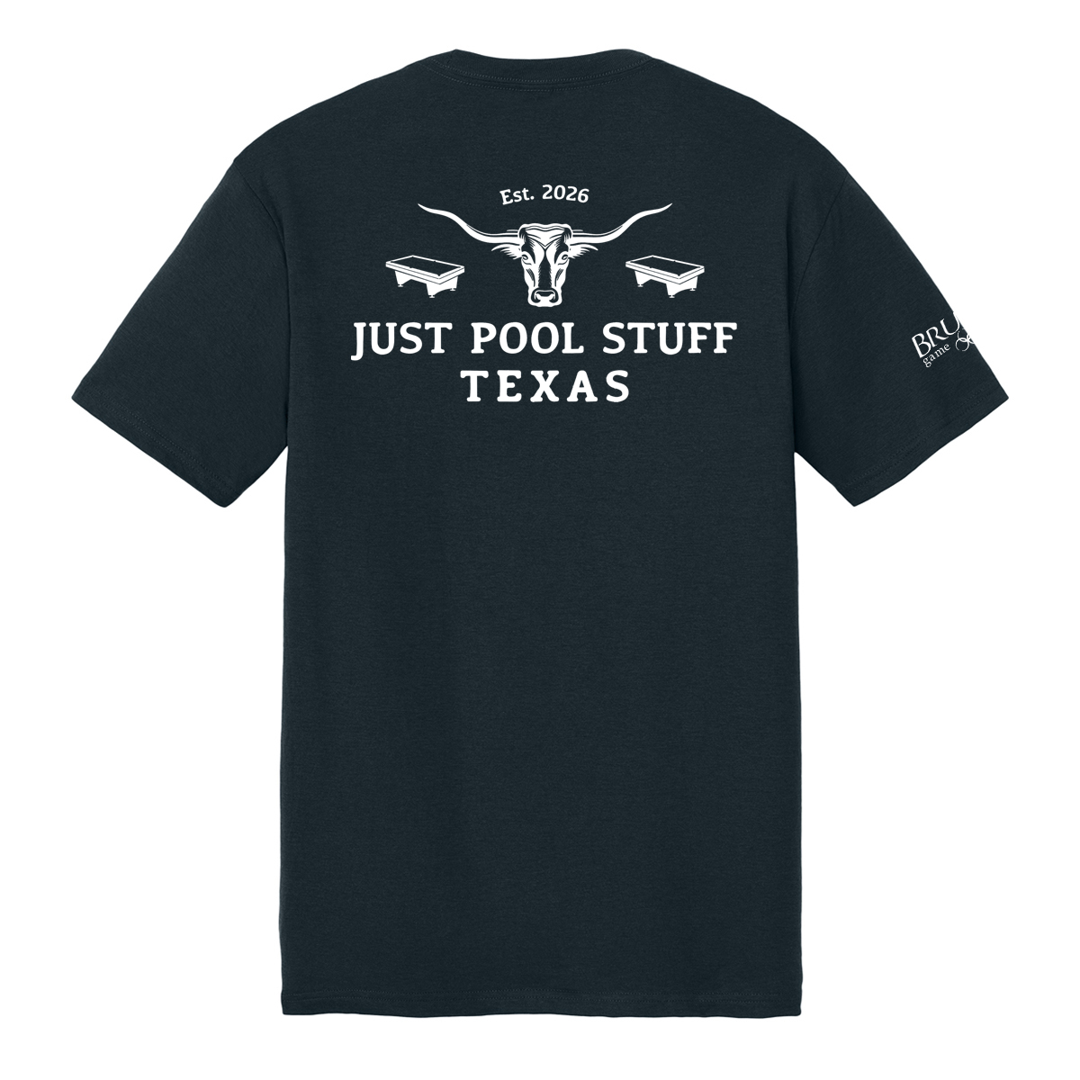 DM130JPST Just Pool Stuff Texas Logo Tee