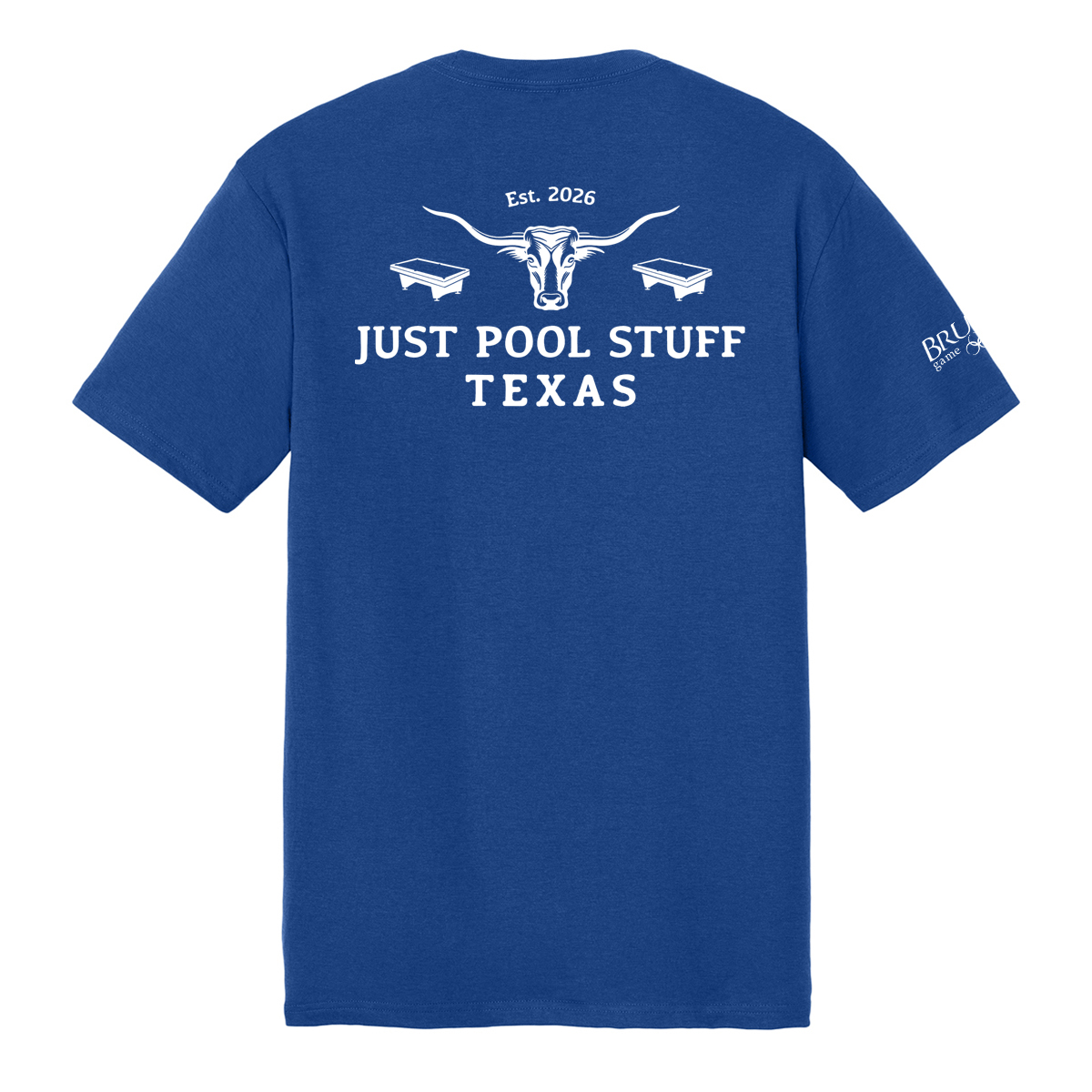 DM130JPST Just Pool Stuff Texas Logo Tee