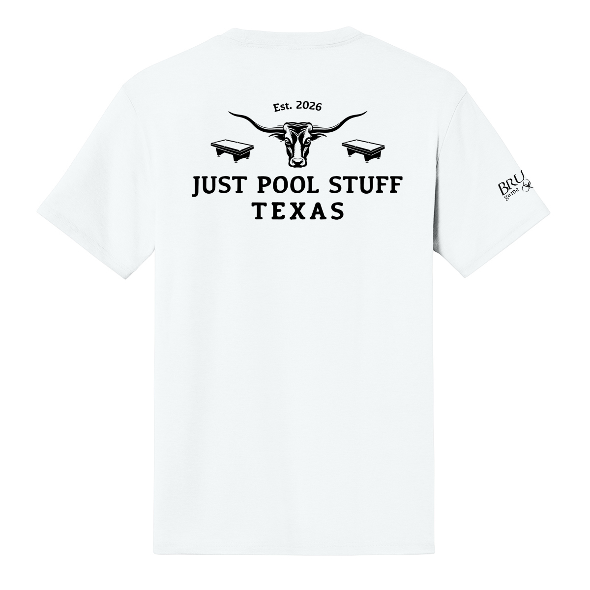 DM130JPST Just Pool Stuff Texas Logo Tee