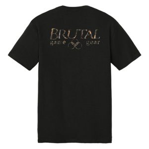 BHLT26 Brutal Hunting Camo Logo Tee