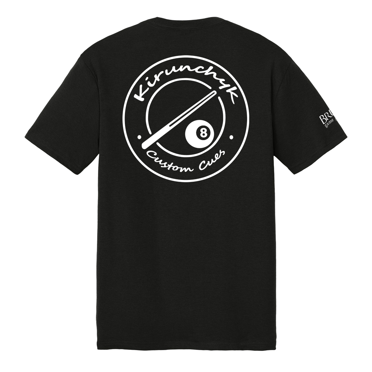 Kirunchyk Tee blk KCCT26A Kirunchyk Custom Cues Tee