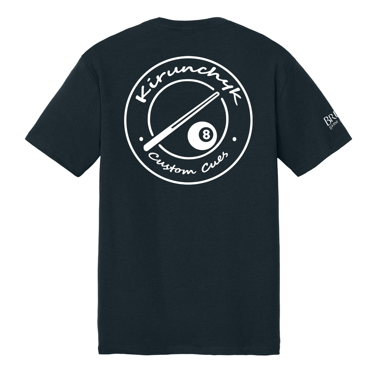 Kirunchyk Tee navy KCCT26A Kirunchyk Custom Cues Tee