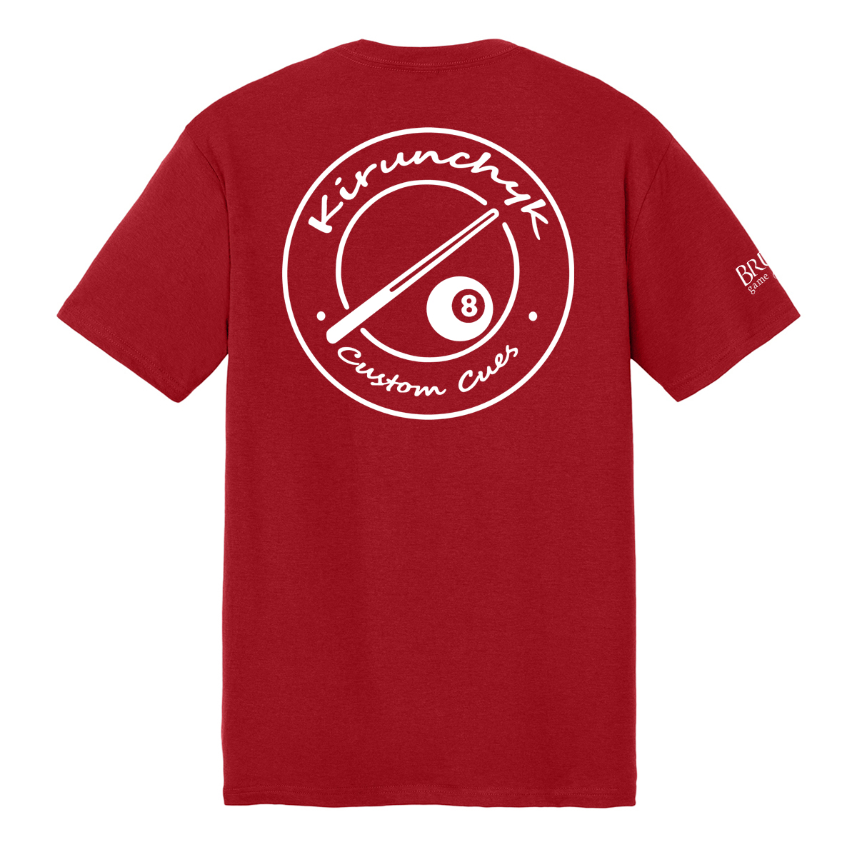 Kirunchyk Tee red KCCT26A Kirunchyk Custom Cues Tee