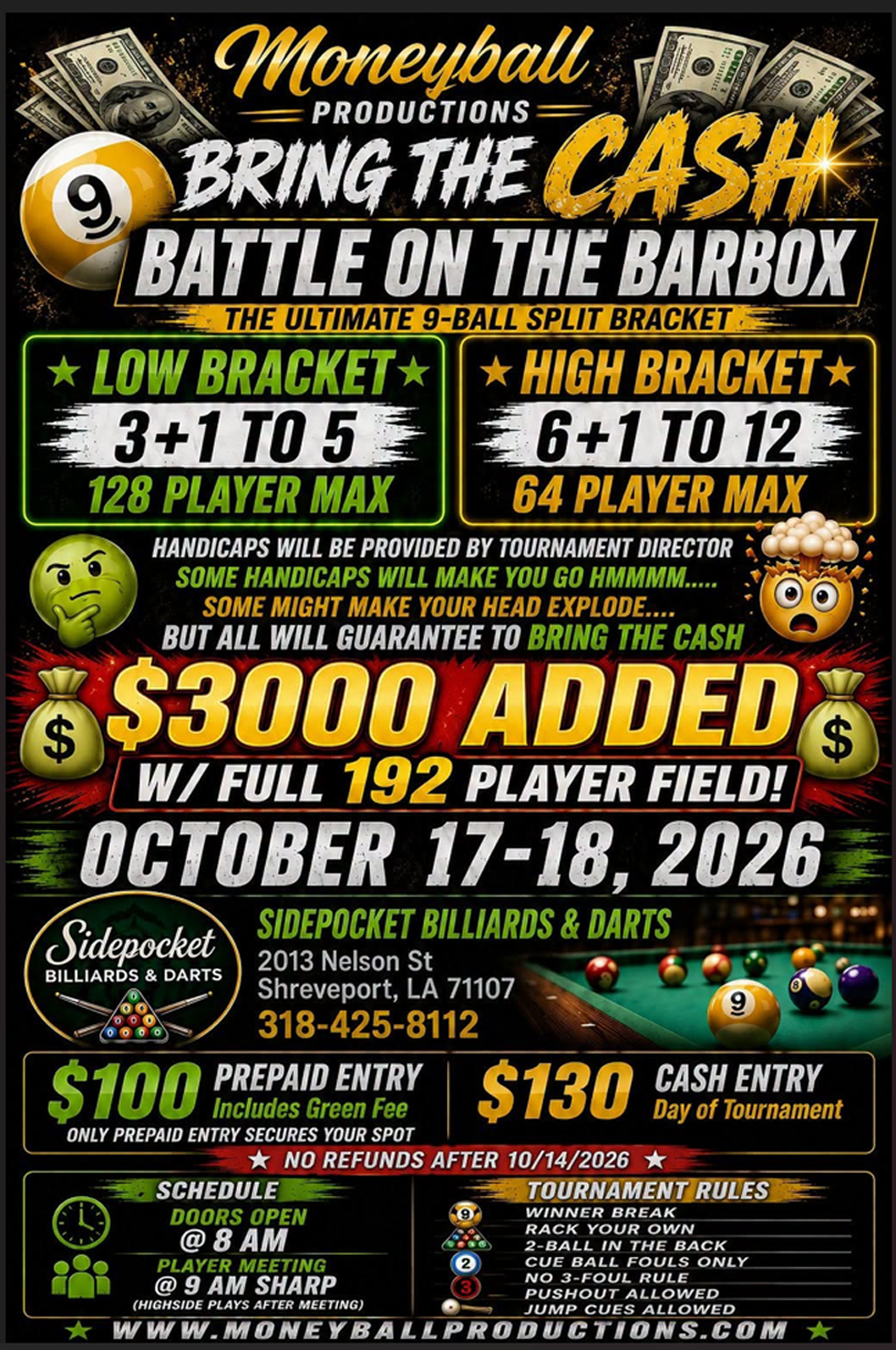 Moneyball Battle on the Barbox Split Bracket Event